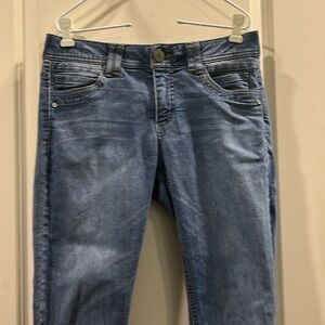 Democracy “Ab” technology denim Skinny stretchy Jeans elastic waistband Size 6